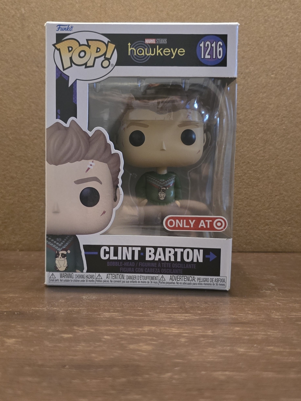 Funko Pop! Hawkeye Clint Barton Figure Green and Purple
